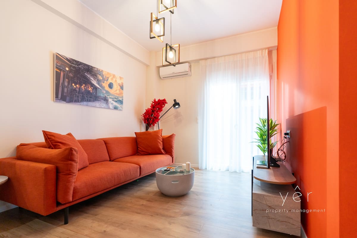 215 // Duplex in Piraeus' Best Street-2Bath w/FreeParking